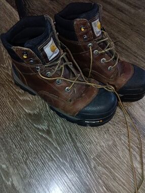 Carhartt Men's 6" Ground Force Waterproof Composite Toe Work Boots size 8.5 mens